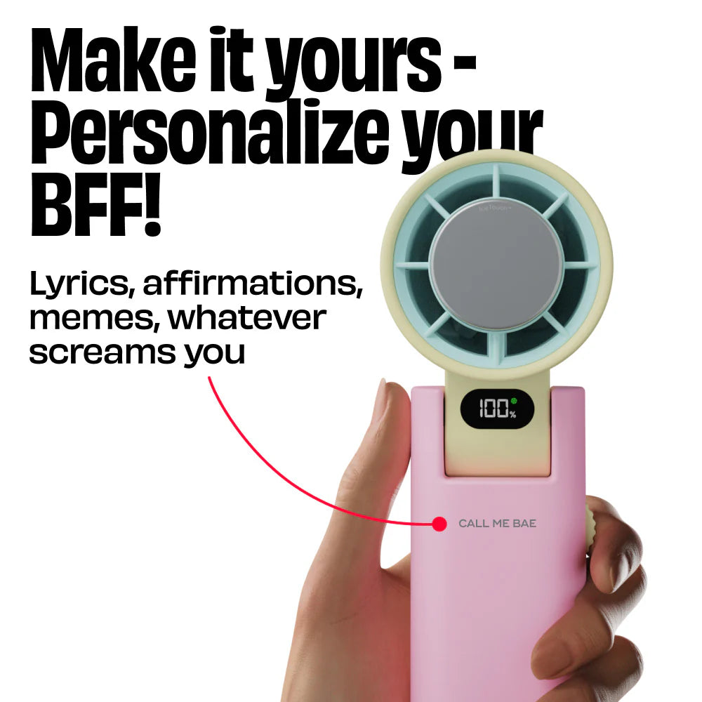 BFF | Personal Hand Fan with IceTouch