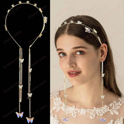 Fairy Sparkle Butterfly Hair Chain