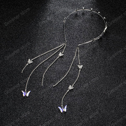 Fairy Sparkle Butterfly Hair Chain
