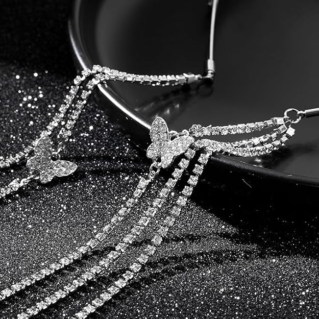 Fairy Sparkle Butterfly Hair Chain