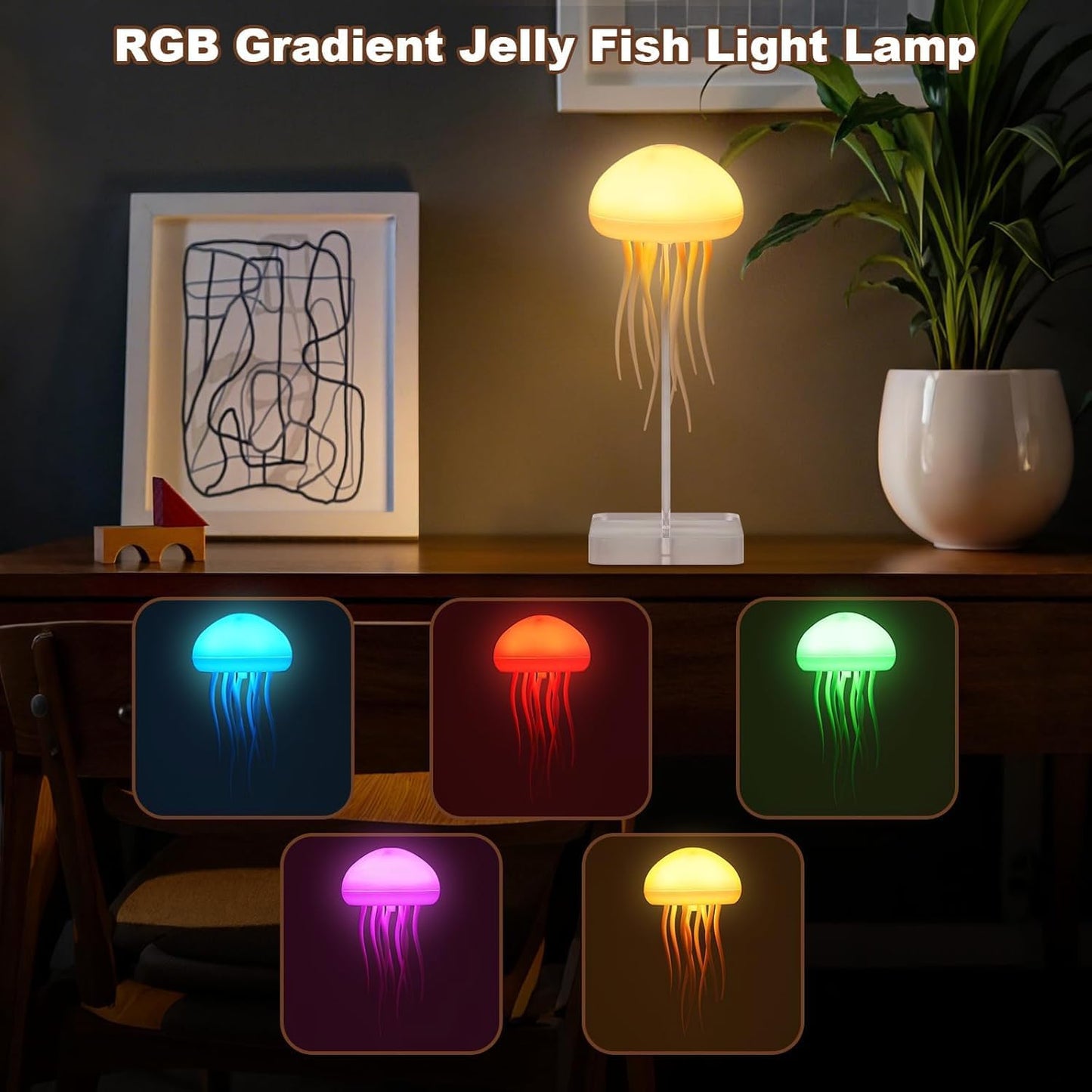 Gradient Jellyfish Mood Light